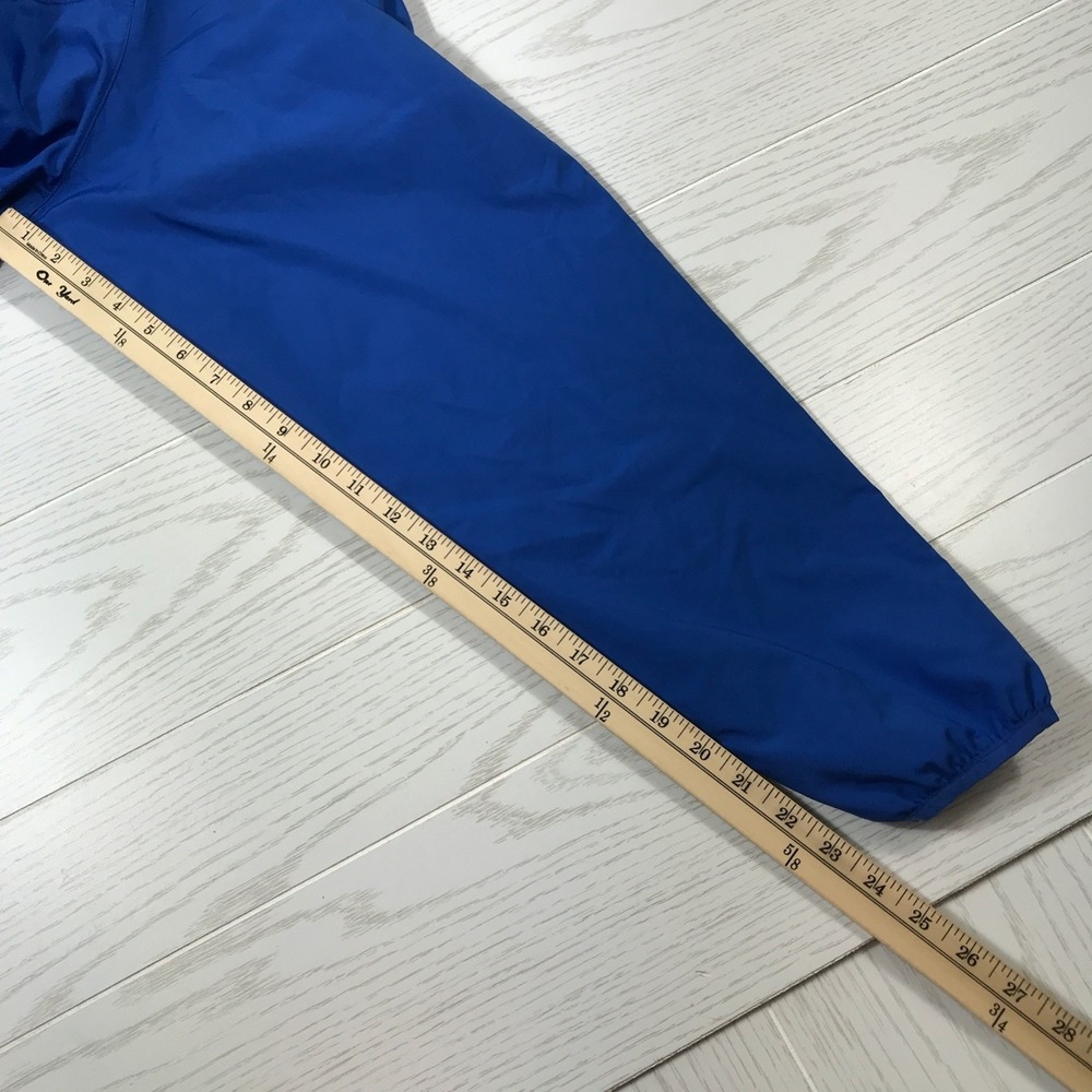 Nike Dri-Fit Windbreaker Jacket Men XXLT Blue Lined Full Zip Vented Zip Pockets - Picture 7 of 16